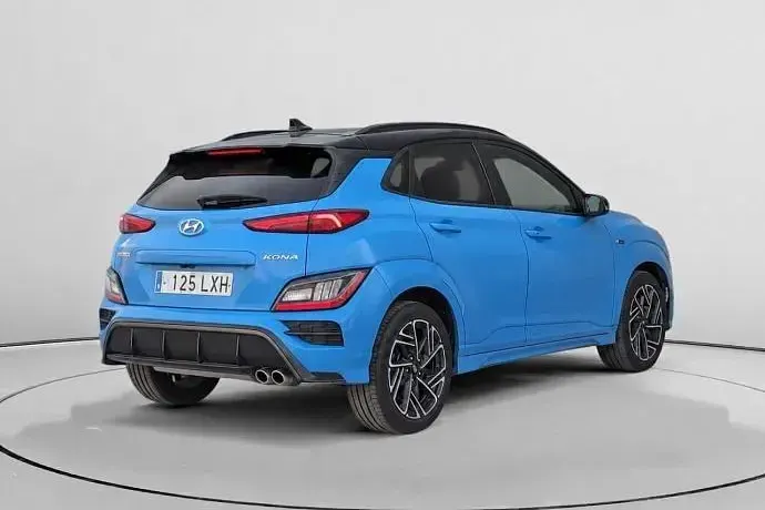 Usado Hyundai Kona N Line 120 CV (88 kW) 2022 Azul SUV