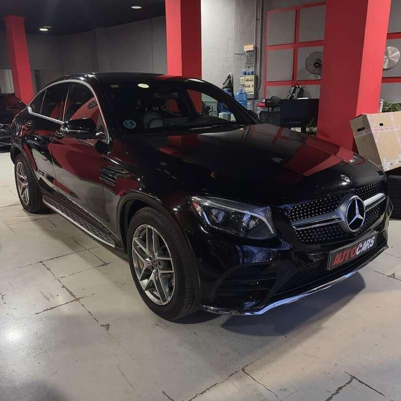 Usado Mercedes GLC220 170 CV (125 kW) 2018 Negro Coupe