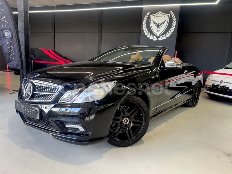 Negro Usado 2011 Mercedes E350 Avantgarde Descapotable | 21.990 € (Caro) - Imagen 1/4