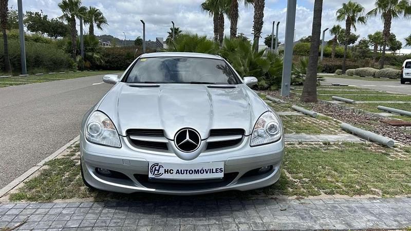 Gris Usado 2007 Mercedes SLK200 Descapotable | 9990 € (Super precio) - Imagen 1/4
