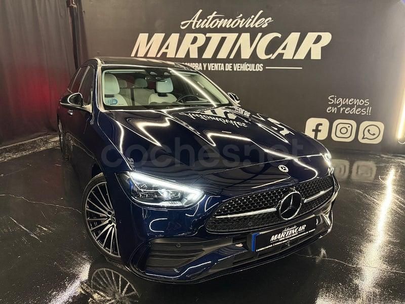 Usado Mercedes C200 163 CV (119 kW) 2022 Azul Familiar
