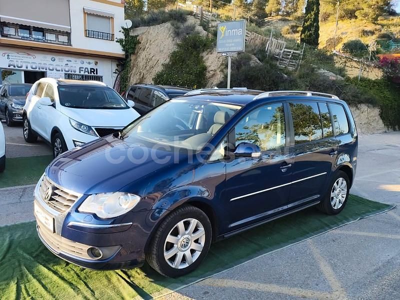 Azul Usado 2008 VW Touran Edition Monovolumen | 6900 € (Precio justo) - Imagen 1/4