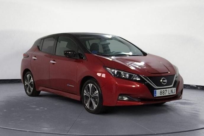 Granate Usado 2021 Nissan Leaf N-Connecta Utilitario | 16.850 € (Super precio) - Imagen 1/4