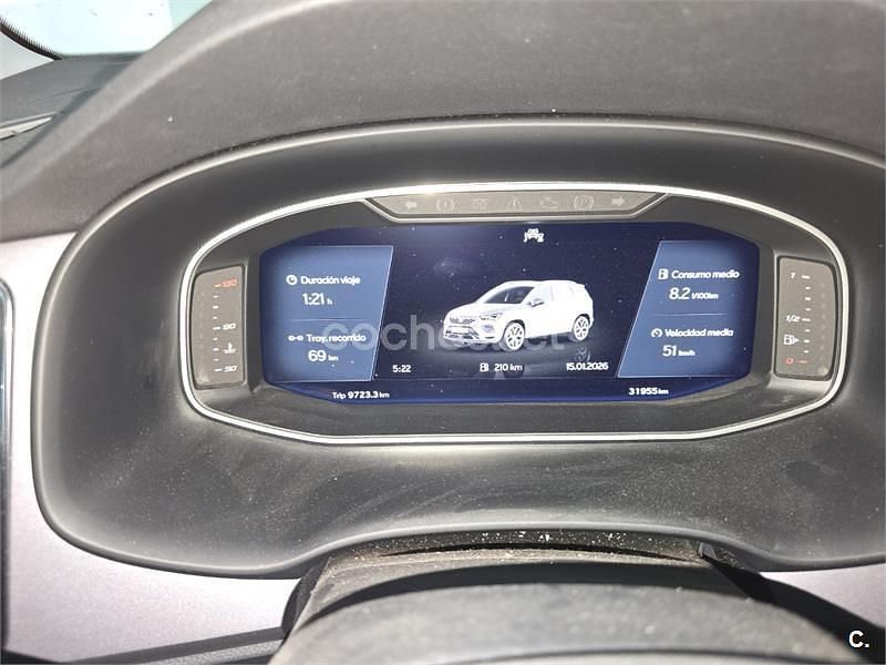 Usado Seat Ateca FR 150 CV (110 kW) 2022 Verde SUV