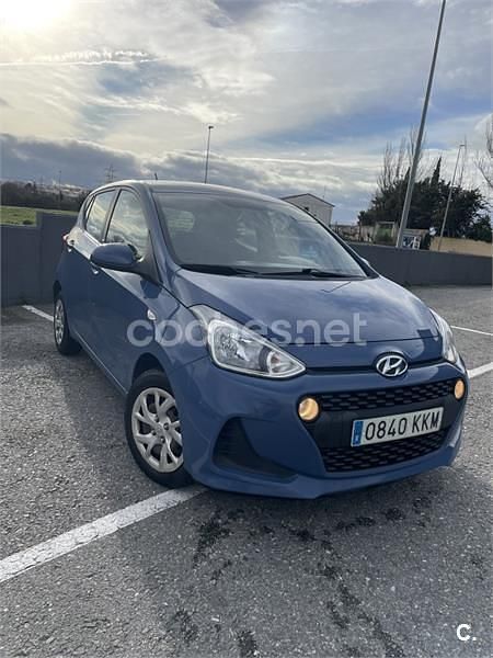 Usado Hyundai i10 GO! 66 CV (48 kW) 2018 Azul Utilitario