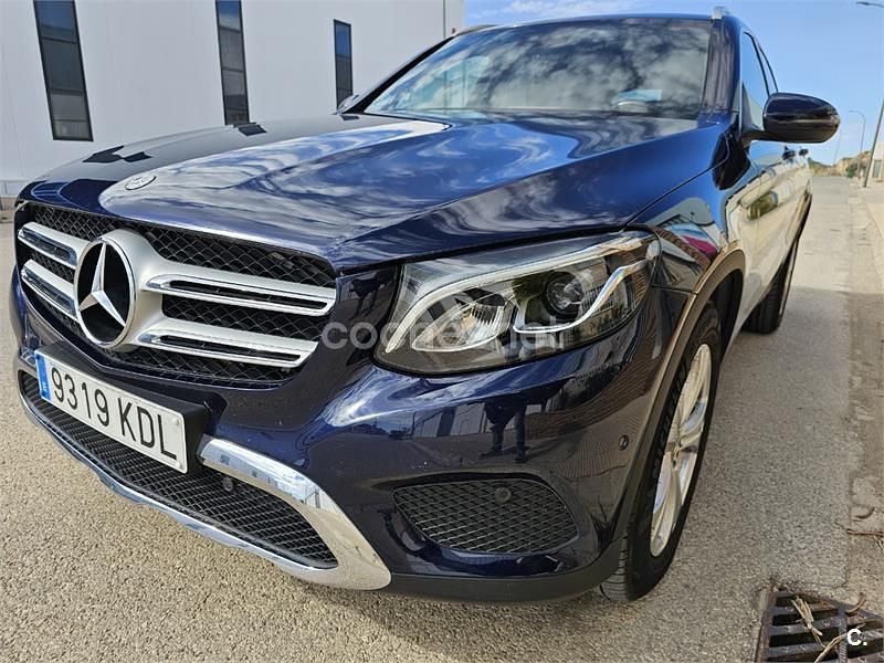 Usado Mercedes GLC220 170 CV (125 kW) 2017 Azul SUV