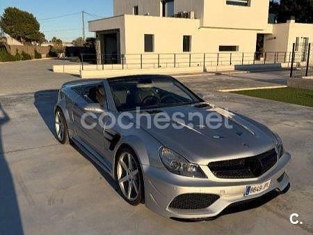 Usado Mercedes SL500 306 CV (225 kW) 2001 Gris / plata Descapotable