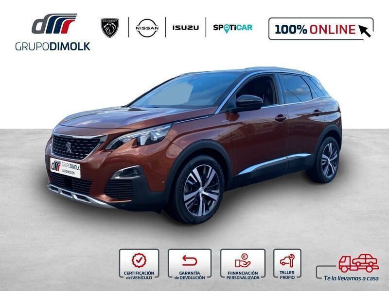 Marrón Usado 2018 Peugeot 3008 GT-line SUV | 18.100 € (Un poco caro) - Imagen 1/4