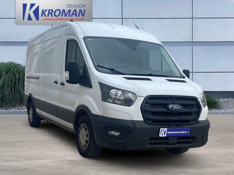 Blanco Usado 2022 Ford Transit Trend Van | 23.800 € (Precio justo) - Imagen 1/4