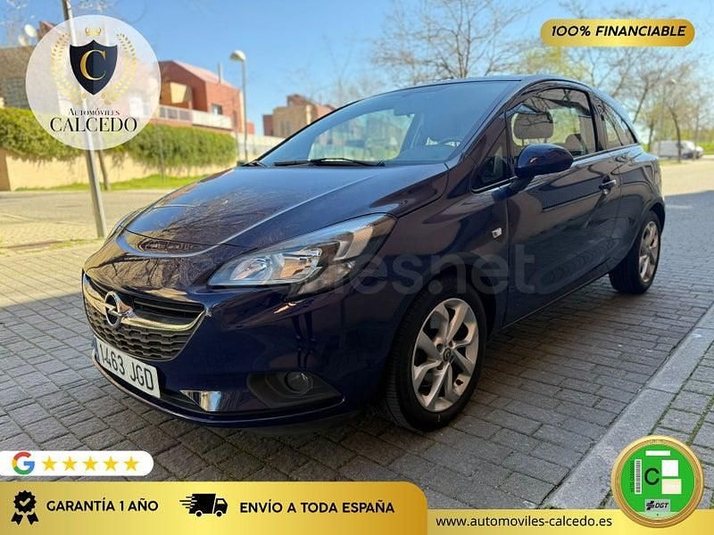 Usado Opel Corsa Expression 75 HP (55 kW) 2015 Azul Citadino