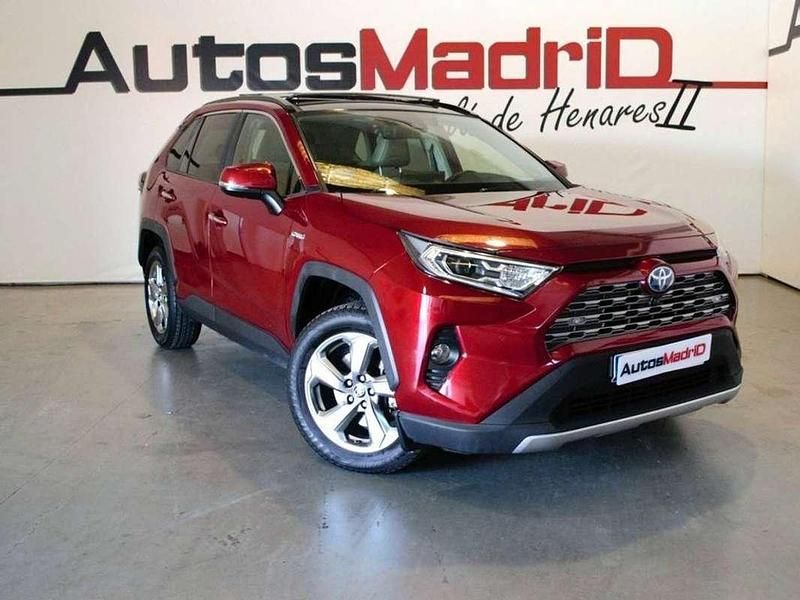 Rojo Usado 2020 Toyota RAV4 Hybrid Luxury SUV | 26.490 € (Precio justo) - Imagen 1/4
