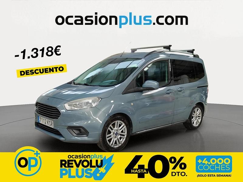 Usado Ford Tourneo Courier Titanium 100 CV (73 kW) 2018 Azul Monovolumen