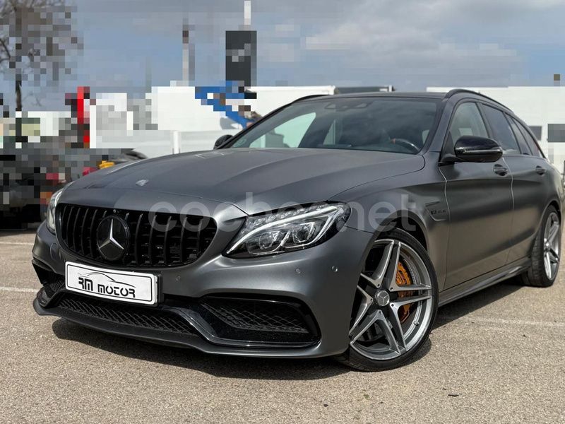 Gris / plata Usado 2016 Mercedes C63S AMG Familiar | 44.999 € (Precio justo) - Imagen 1/4