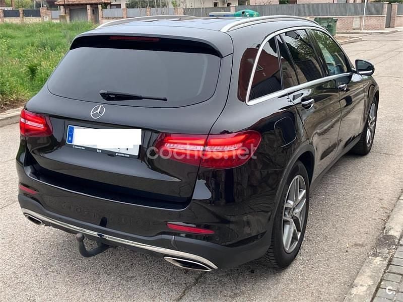 Usado Mercedes GLC250 AMG line 211 CV (155 kW) 2017 Negro SUV