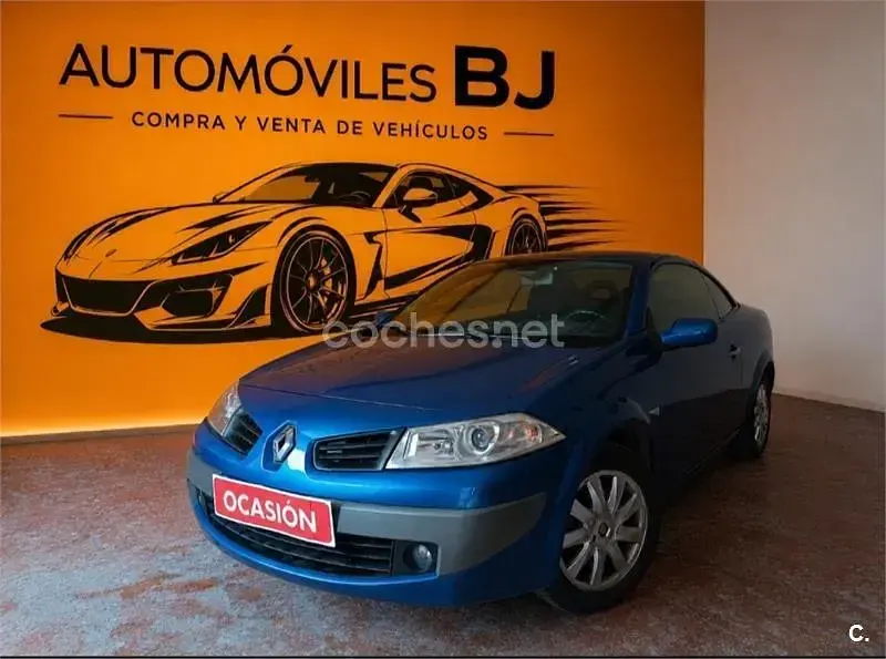 Begagnad Renault Mégane Cabriolet Dynamique 105 HK (77 kW) 2007 Blå Cab