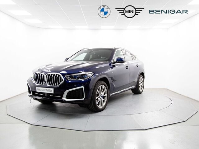 Azul Usado 2021 BMW X6 xLine SUV | 61.500 € (Precio justo) - Imagen 1/4