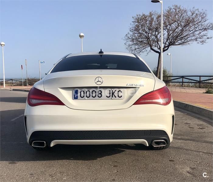 Usado Mercedes CLA200 AMG line 136 CV (100 kW) 2016 Blanco Berlina
