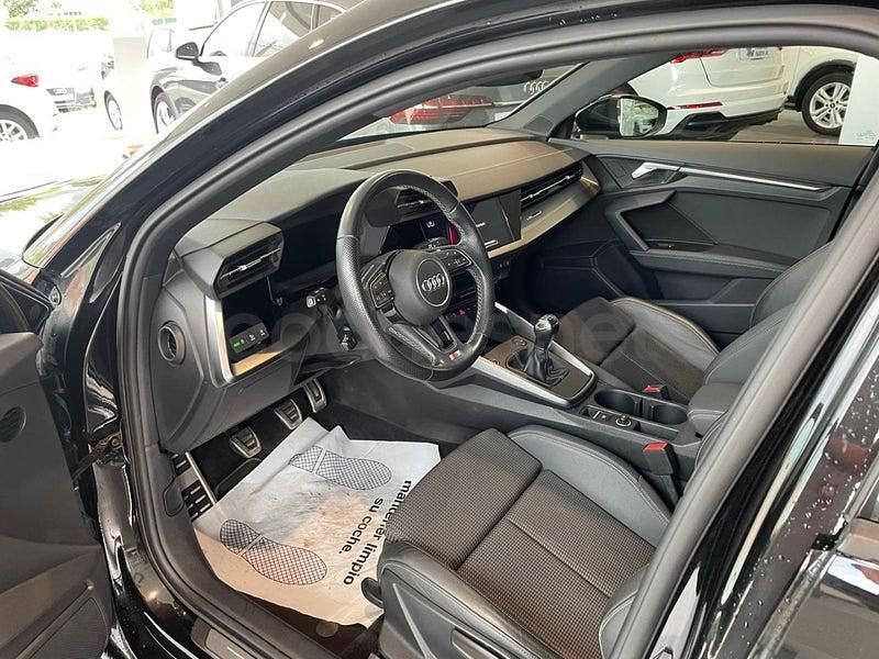 Usado Audi A3 S-Line 116 CV (85 kW) 2021 Negro Berlina