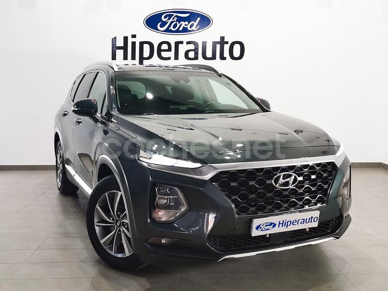 Gris / plata Usado 2020 Hyundai Santa Fe SUV | 28.990 € (Precio justo) - Imagen 1/4