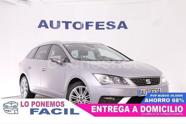 Usado Seat Leon XCELLENCE 130 CV (95 kW) 2020 Gris / plata Familiar