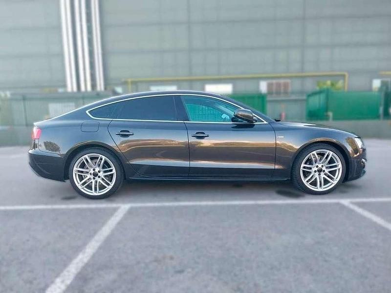 Usado Audi A5 Sportback S-Line 190 CV (139 kW) 2014 Gris Utilitario