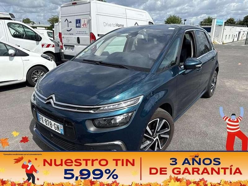 Azul Usado 2019 Citroën C4 Feel Monovolumen | 11.490 € (Buen precio) - Imagen 1/2