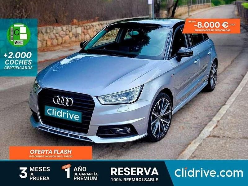 Gris Usado 2016 Audi A1 Sportback Ambiente Utilitario | 11.690 € (Precio justo) - Imagen 1/3
