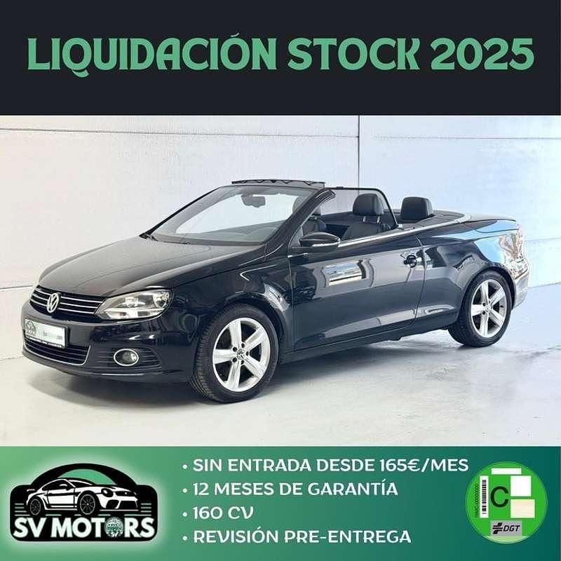 Usado VW Eos Sportline 160 CV (117 kW) 2011 Negro Descapotable