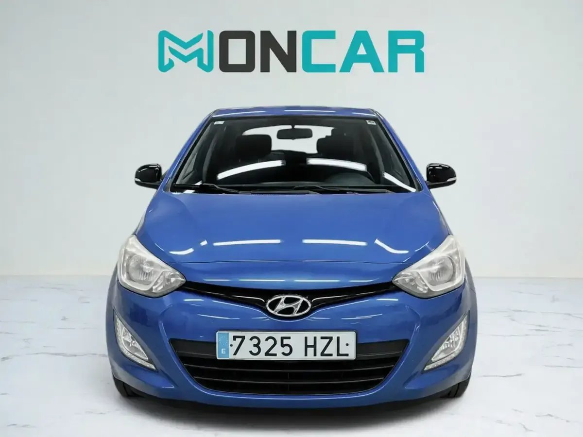 Usado Hyundai i20 GO! 85 CV (62 kW) 2014 Azul Utilitario