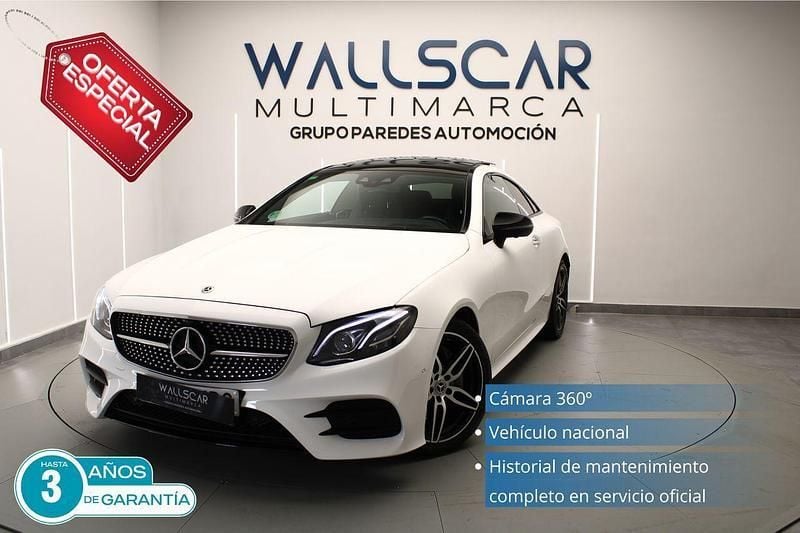 Blanco Usado 2017 Mercedes E220 Coupe | 35.880 € (Precio justo) - Imagen 1/4