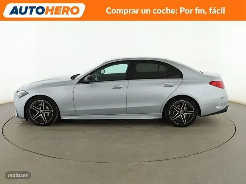 Usado Mercedes C220 AMG line 200 CV (147 kW) 2021 Gris Berlina