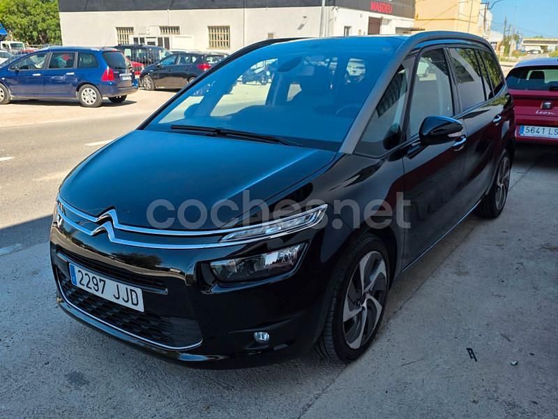 Negro Usado 2015 Citroën Grand C4 Picasso Intensive+ Monovolumen | 12.900 € (Un poco caro) - Imagen 1/4