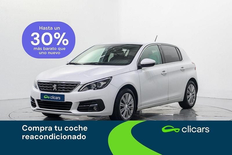 Blanco Usado 2021 Peugeot 308 Allure | 14.990 € (Precio justo) - Imagen 1/4