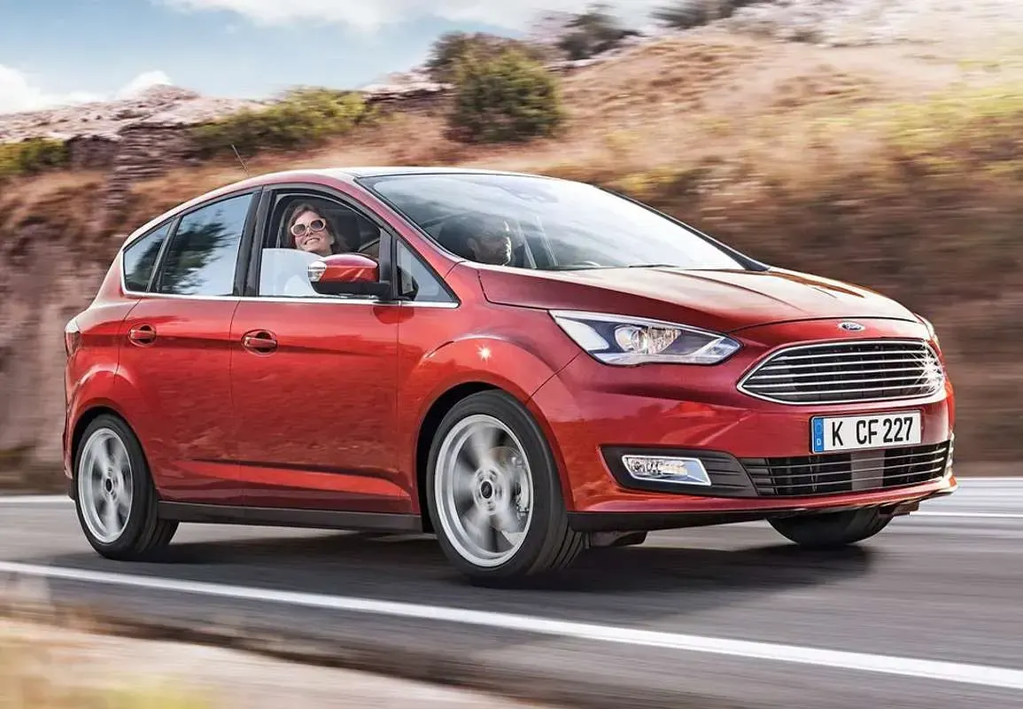 Usado Ford Grand C-Max Titanium 125 CV (91 kW) 2018 Gris Monovolumen