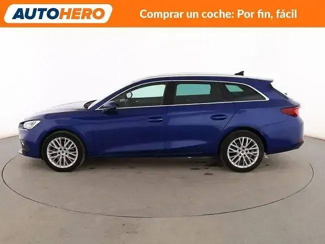 Usado Seat Leon XCELLENCE 150 CV (110 kW) 2020 Azul Familiar