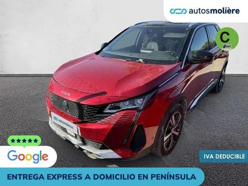 Rojo Usado 2022 Peugeot 3008 Style Monovolumen | 19.527 € (Precio justo) - Imagen 1/4
