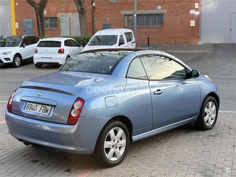 Usado Nissan Micra C+C Tekna 88 CV (64 kW) 2006 Azul Descapotable