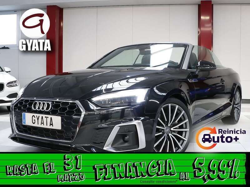 Negro Usado 2021 Audi A5 Cabriolet S-Line Descapotable | 36.990 € (Precio justo) - Imagen 1/4
