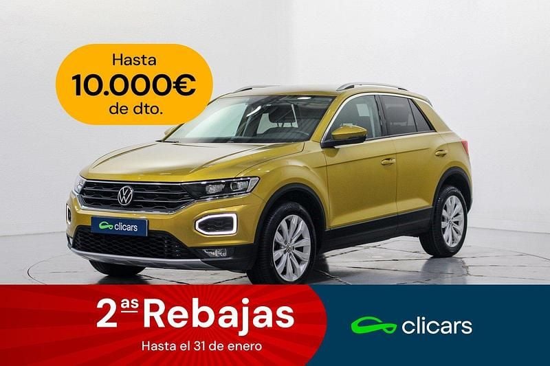 Amarillo Usado 2023 VW T-Roc Advance SUV | 22.490 € (Buen precio) - Imagen 1/4
