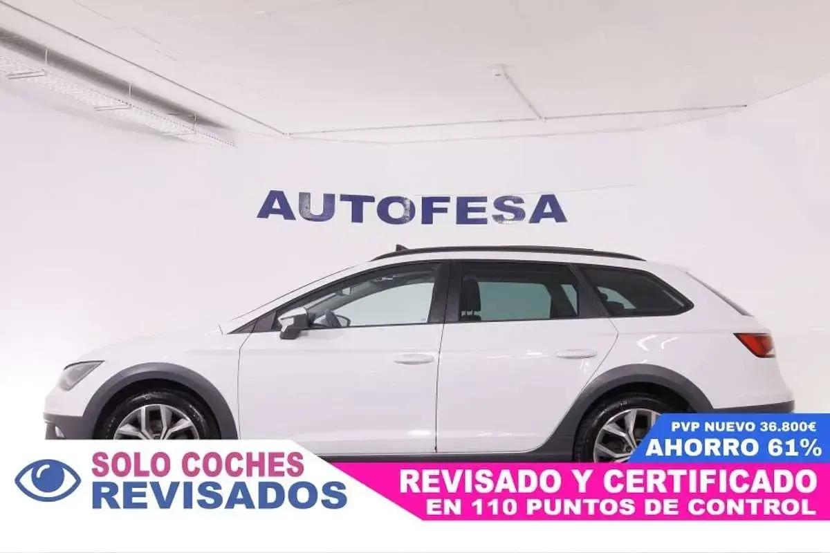 Usado Seat Leon X-Perience 4Drive 184 CV (135 kW) 2015 Blanco Familiar