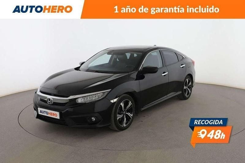Negro Usado 2018 Honda Civic Executive Berlina | 18.899 € (Buen precio) - Imagen 1/3