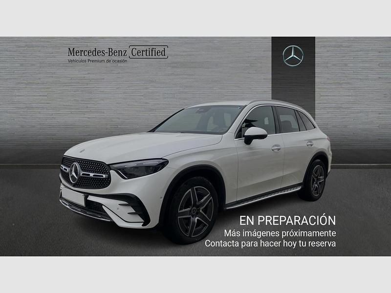 Blanco polar pintura unicolor Usado 2023 Mercedes GLC220 AMG line SUV | 58.990 € (Precio justo) - Imagen 1/4