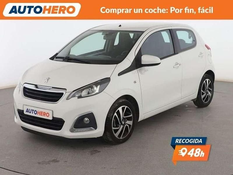 Usado Peugeot 108 82 CV (60 kW) 2015 Blanco Berlina