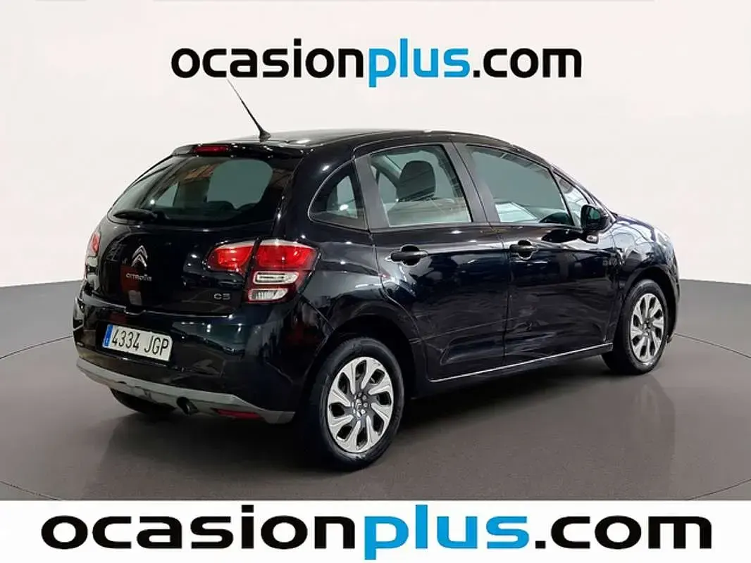Usado Citroën C3 PureTech 68 CV (50 kW) 2015 Negro Utilitario