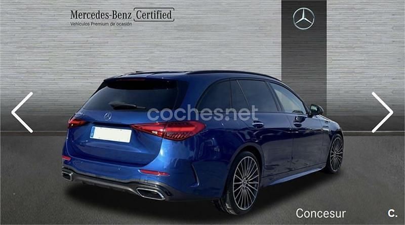 Usado Mercedes C220 200 CV (147 kW) 2022 Azul Familiar