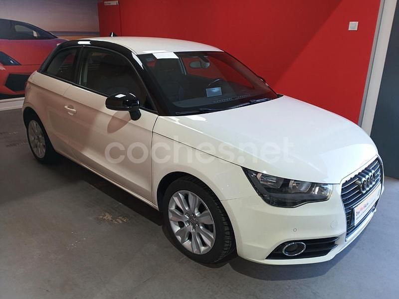 Usado Audi A1 Ambition 90 CV (66 kW) 2012 Blanco Berlina
