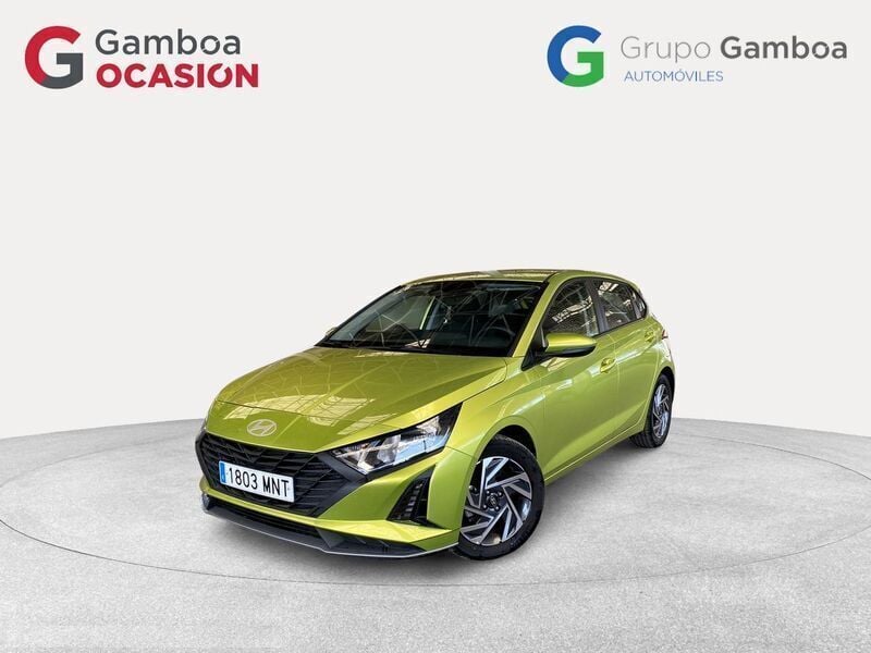 Verde Usado 2024 Hyundai i20 Berlina | 17.490 € (Precio justo) - Imagen 1/4