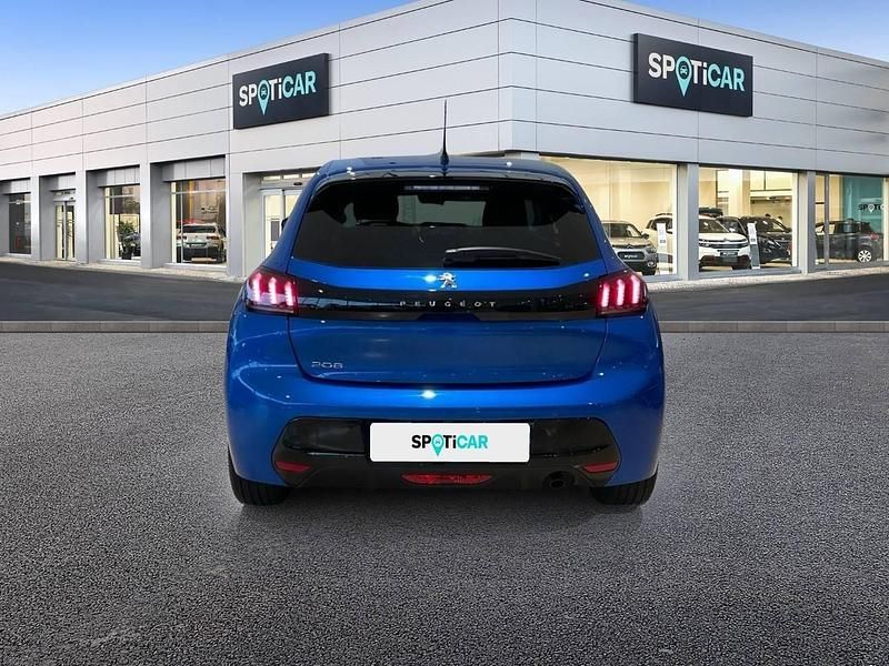 Usado Peugeot 208 Allure 100 CV (73 kW) 2022 Azul Utilitario