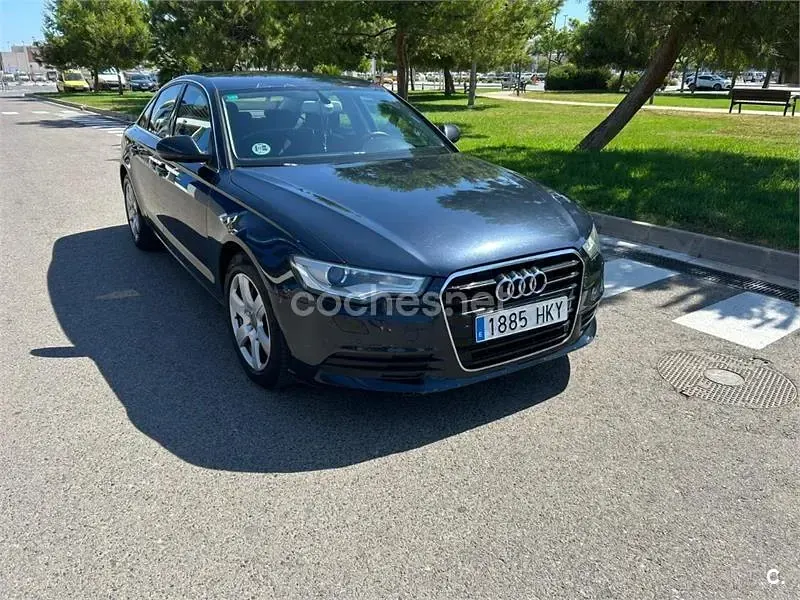 Usado Audi A6 177 CV (130 kW) 2012 Negro Berlina