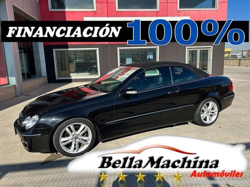 Negro Usado 2007 Mercedes CLK200 Avantgarde Descapotable | 14.450 € - Imagen 1/4